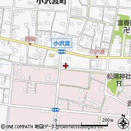 静岡県浜松市中央区小沢渡町799周辺の地図
