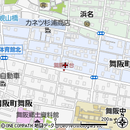 静岡県浜松市中央区舞阪町長十新田207周辺の地図