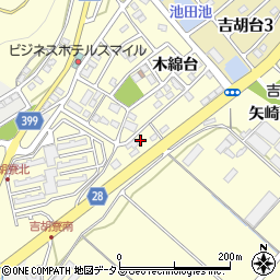 愛知県田原市吉胡町木綿台144周辺の地図