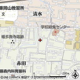 岡山県岡山市中区赤田145-2周辺の地図