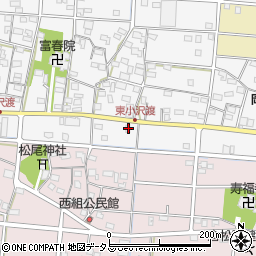静岡県浜松市中央区小沢渡町737周辺の地図