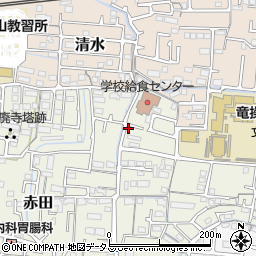 岡山県岡山市中区赤田158-3周辺の地図