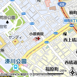 兵庫県神戸市兵庫区荒田町1丁目9周辺の地図