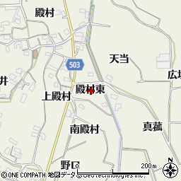 愛知県豊橋市杉山町殿村東周辺の地図