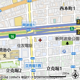 ダイドレ株式会社　大阪営業部周辺の地図