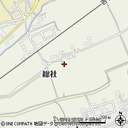 岡山県総社市総社1345周辺の地図