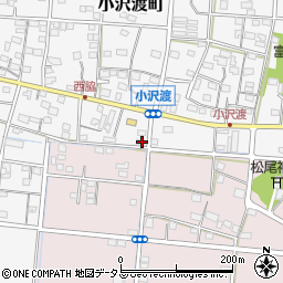 静岡県浜松市中央区小沢渡町801周辺の地図