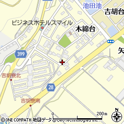 愛知県田原市吉胡町木綿台102周辺の地図