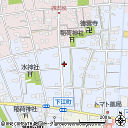 静岡県浜松市中央区下江町216周辺の地図
