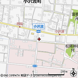 静岡県浜松市中央区小沢渡町800周辺の地図