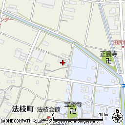 静岡県浜松市中央区法枝町311周辺の地図