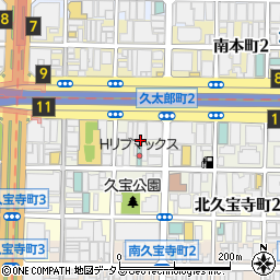 大阪府大阪市中央区久太郎町3丁目1周辺の地図