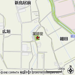 薬師堂周辺の地図