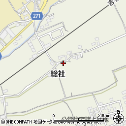 岡山県総社市総社1347周辺の地図