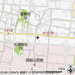 静岡県浜松市中央区小沢渡町746周辺の地図