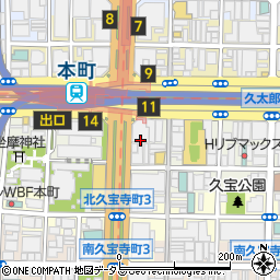 大阪府大阪市中央区久太郎町3丁目5周辺の地図