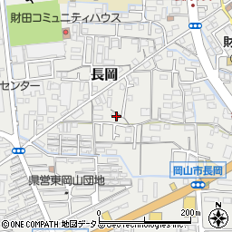 岡山県岡山市中区長岡502周辺の地図