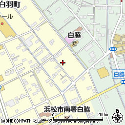 静岡県浜松市中央区白羽町554周辺の地図