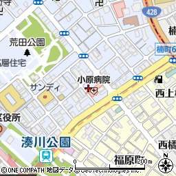 兵庫県神戸市兵庫区荒田町1丁目9-10周辺の地図