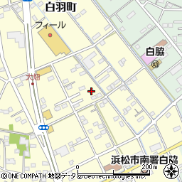 静岡県浜松市中央区白羽町484周辺の地図