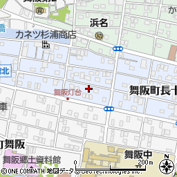 静岡県浜松市中央区舞阪町長十新田192周辺の地図