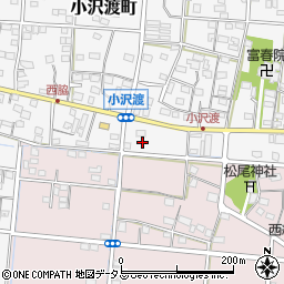 静岡県浜松市中央区小沢渡町792周辺の地図