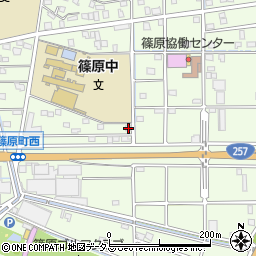 静岡県浜松市中央区篠原町20231周辺の地図