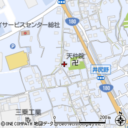 岡山県総社市井尻野261周辺の地図