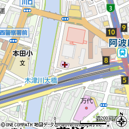 大阪府立　江之子島文化芸術創造センター周辺の地図