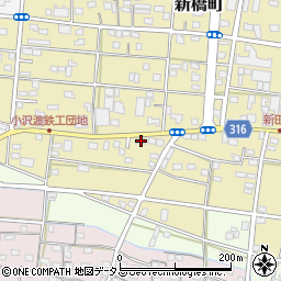 静岡県浜松市中央区新橋町1830周辺の地図