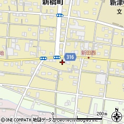 静岡県浜松市中央区新橋町1779周辺の地図