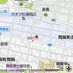 静岡県浜松市中央区舞阪町長十新田190周辺の地図