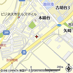 愛知県田原市吉胡町木綿台145周辺の地図