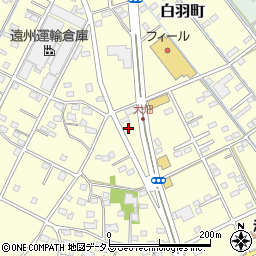 静岡県浜松市中央区白羽町666周辺の地図
