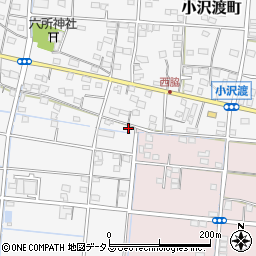 静岡県浜松市中央区小沢渡町1472周辺の地図