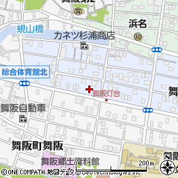 静岡県浜松市中央区舞阪町長十新田145周辺の地図