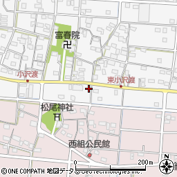 静岡県浜松市中央区小沢渡町748周辺の地図