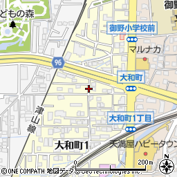 岡山県岡山市北区大和町周辺の地図