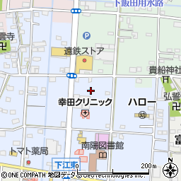 静岡県浜松市中央区下江町440周辺の地図