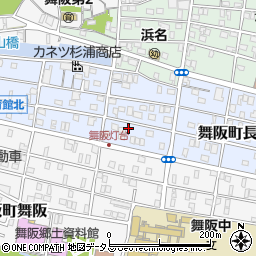 静岡県浜松市中央区舞阪町長十新田191周辺の地図
