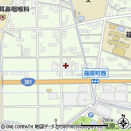 静岡県浜松市中央区篠原町20131周辺の地図
