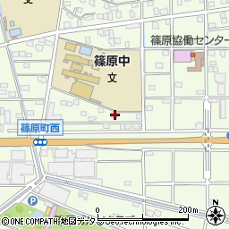 静岡県浜松市中央区篠原町20236周辺の地図