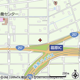 静岡県浜松市中央区篠原町20676周辺の地図