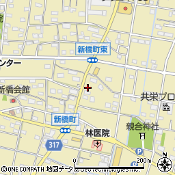 静岡県浜松市中央区新橋町1111周辺の地図
