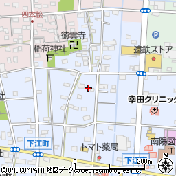 静岡県浜松市中央区下江町277周辺の地図