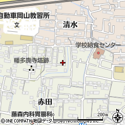 岡山県岡山市中区赤田120周辺の地図