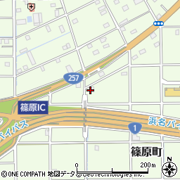 静岡県浜松市中央区篠原町21059周辺の地図