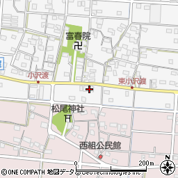 静岡県浜松市中央区小沢渡町753周辺の地図