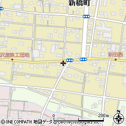 静岡県浜松市中央区新橋町1827周辺の地図