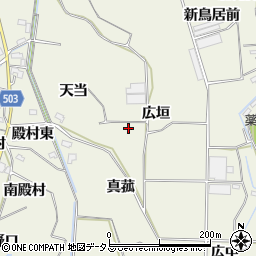 愛知県豊橋市杉山町新天当周辺の地図